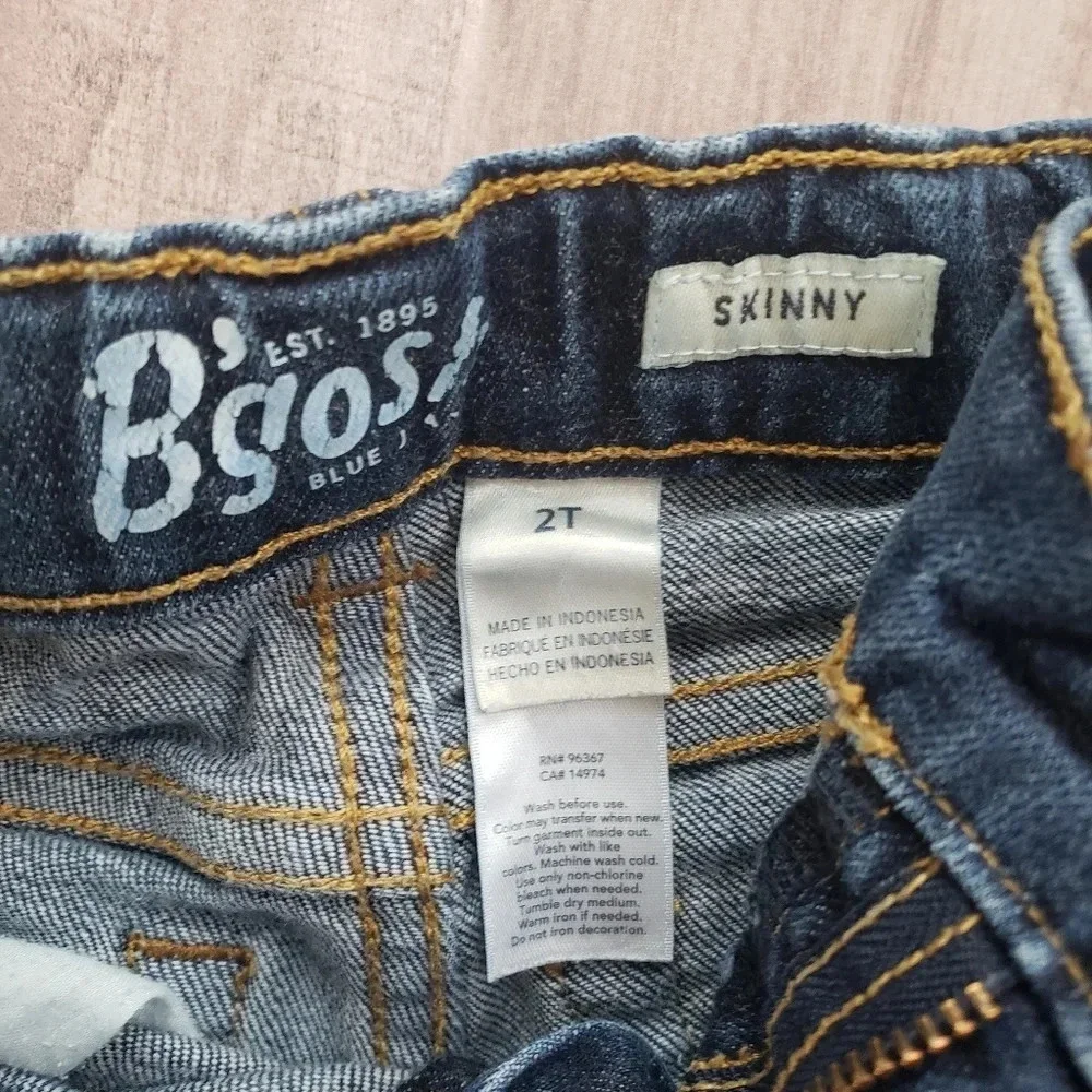 2T boys skinny‎ dark blue jean Oshkosh B'gosh